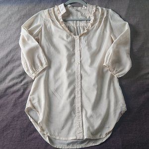 [EUC] Silk-blend Blouse